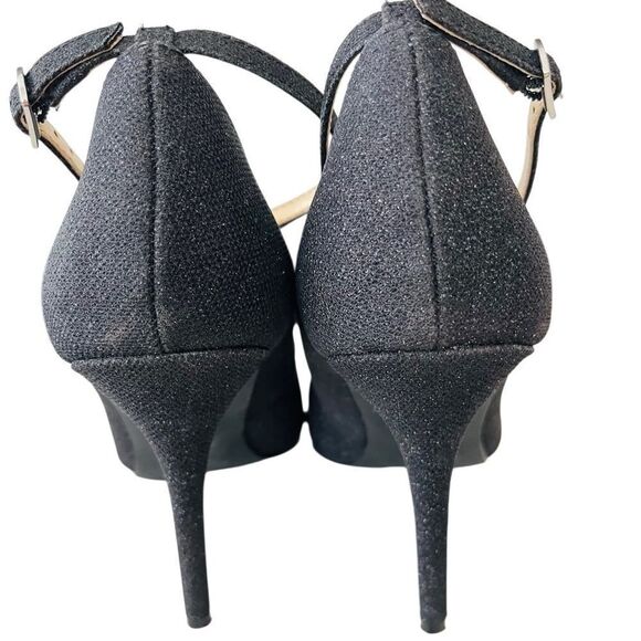 MARK JAMES by BADGLEY MISCHKA Glitter Rhinestone High Heel Pumps
Black sz 8.5. - Picture 8 of 9